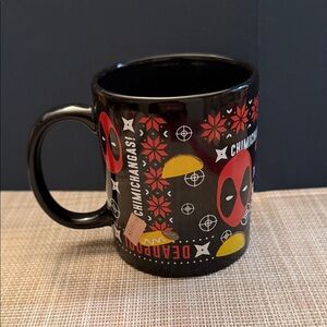 Marvel Comics Deadpool Chimichangas Tacos ceramic coffee mug